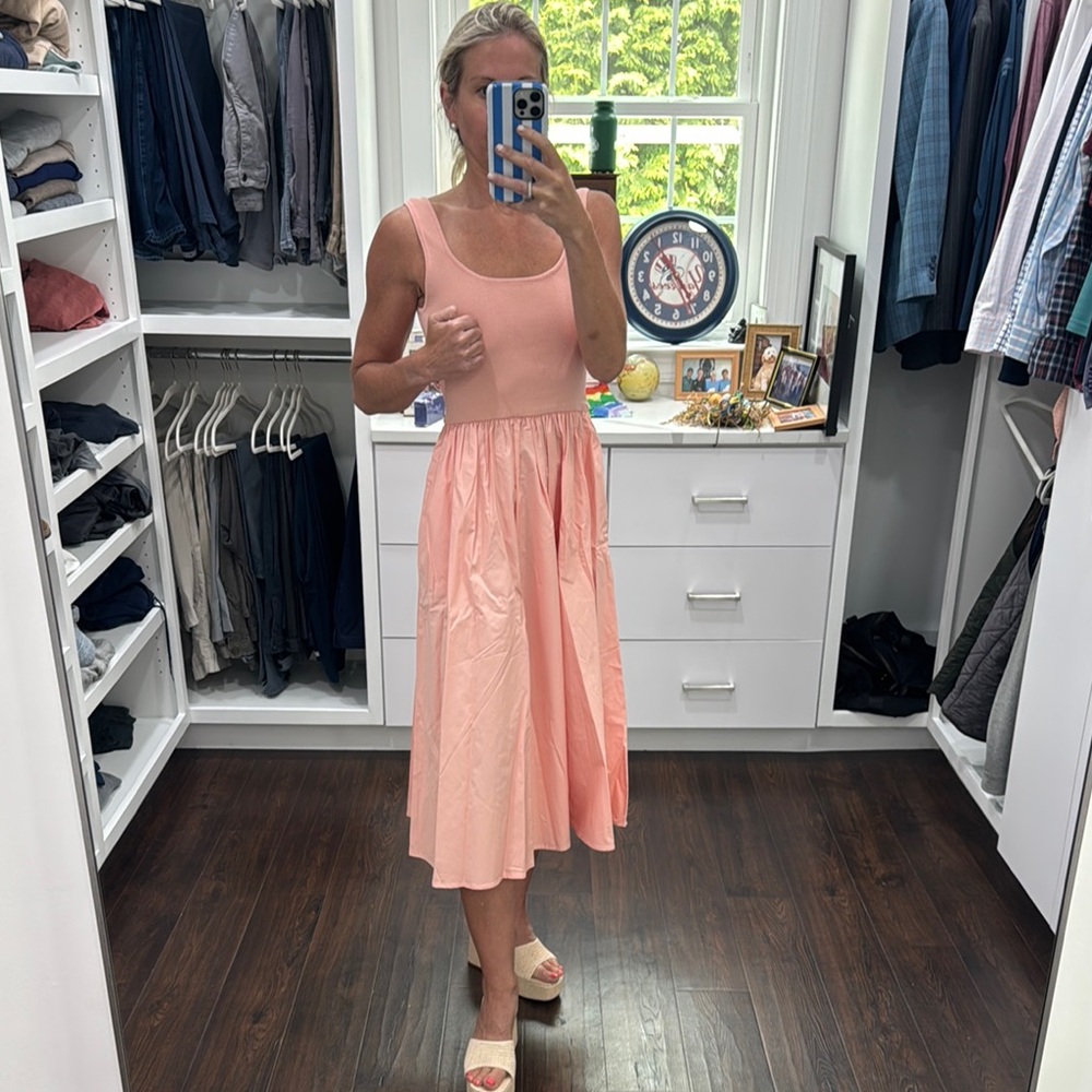 Love Bonito 4 Peach Sleeveless Midi Dress